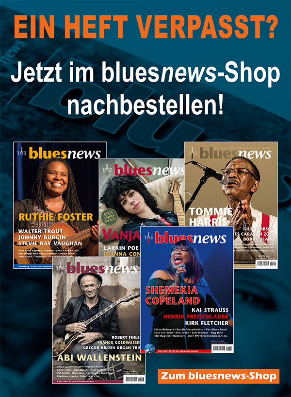 Noch lieferbare bluesnews-Hefte